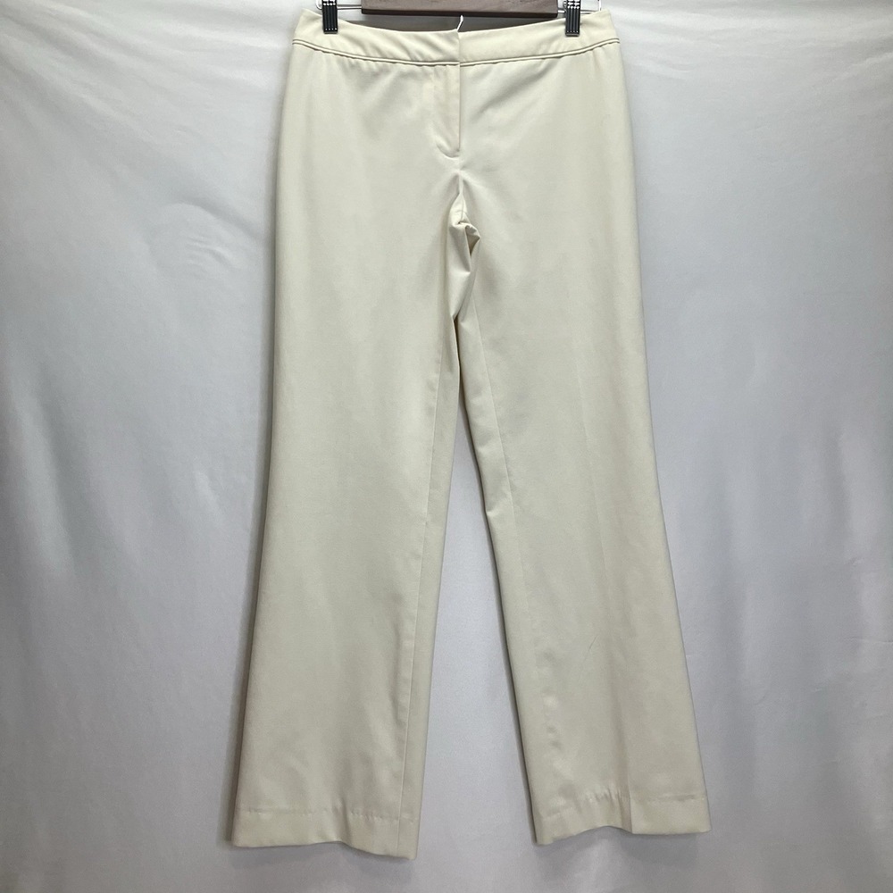 i.e.‎ Womens Off White Wide Leg Dress Pants Size 4